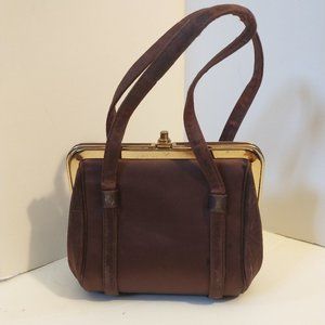 Vintage After Five Evening brown bag.